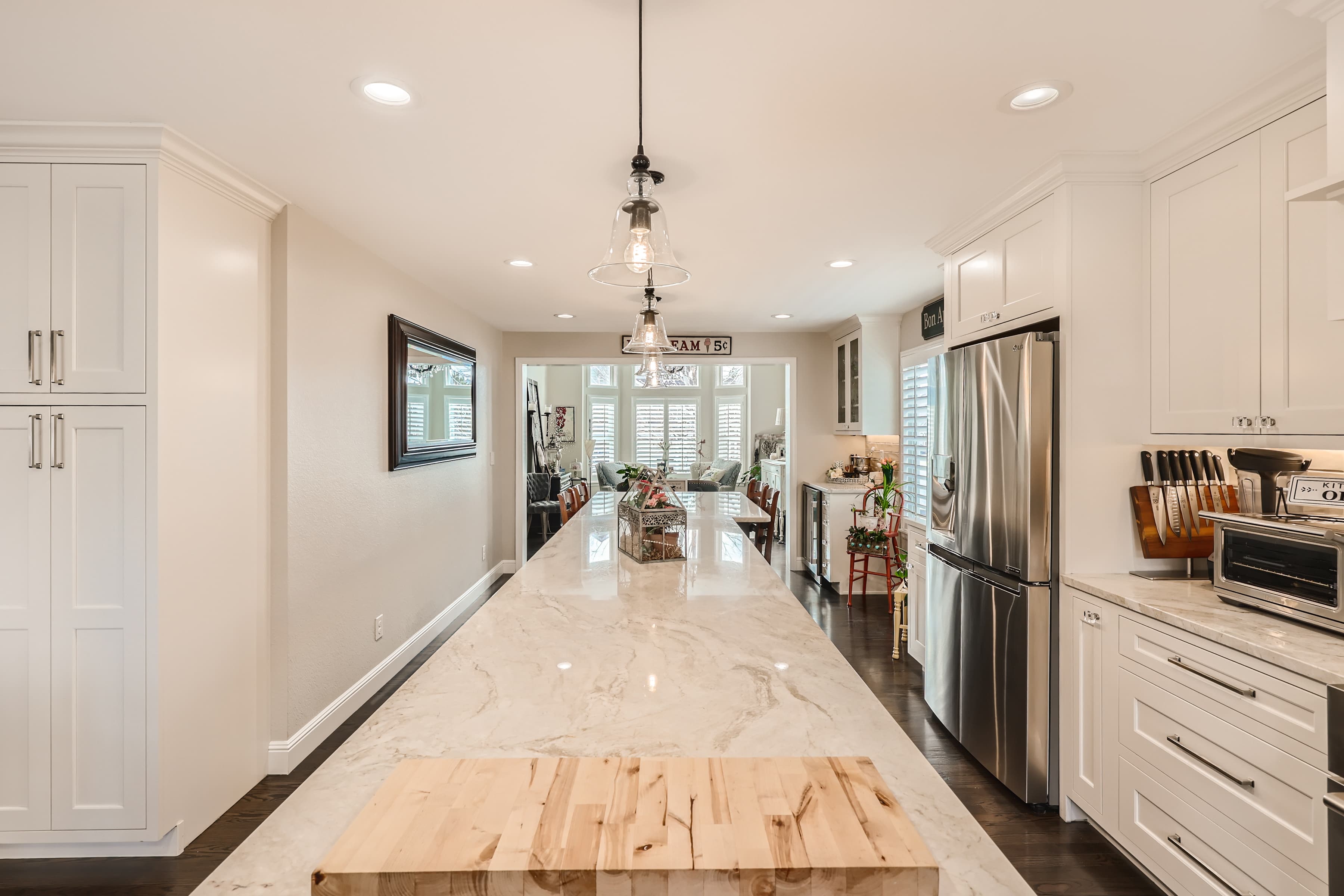 An Infinity Builders team member working on a home remodel